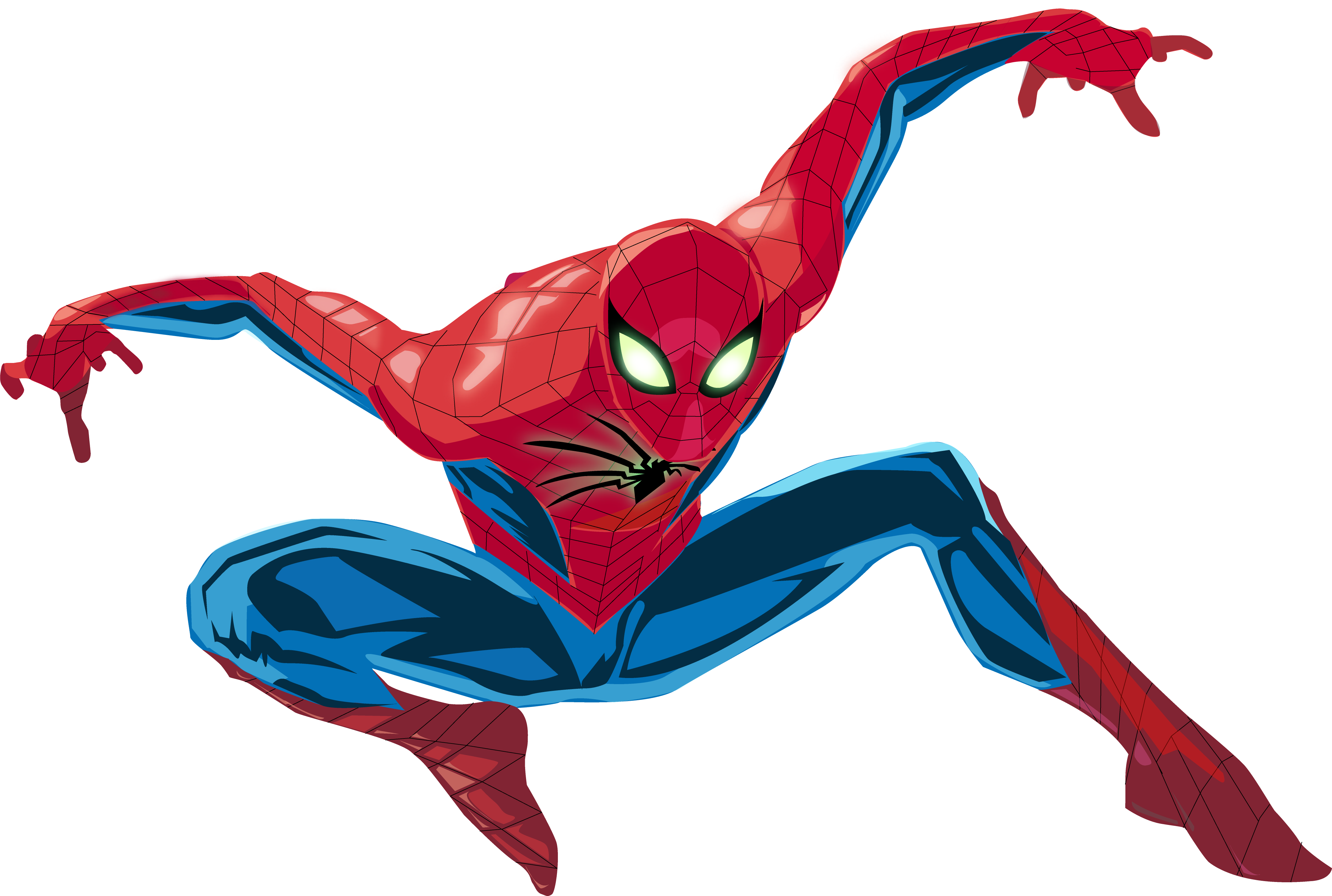Spider-Man Iron Man Miles Morales All-New, All-Different Marvel Marvel  Universe - spidey vector png download - 4558*3066 - Free Transparent Spiderman  png Download. - Clip Art Library