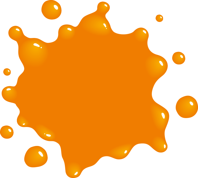 Paint Logo Clip art - Orange Splat Cliparts png download - 668*600 ...