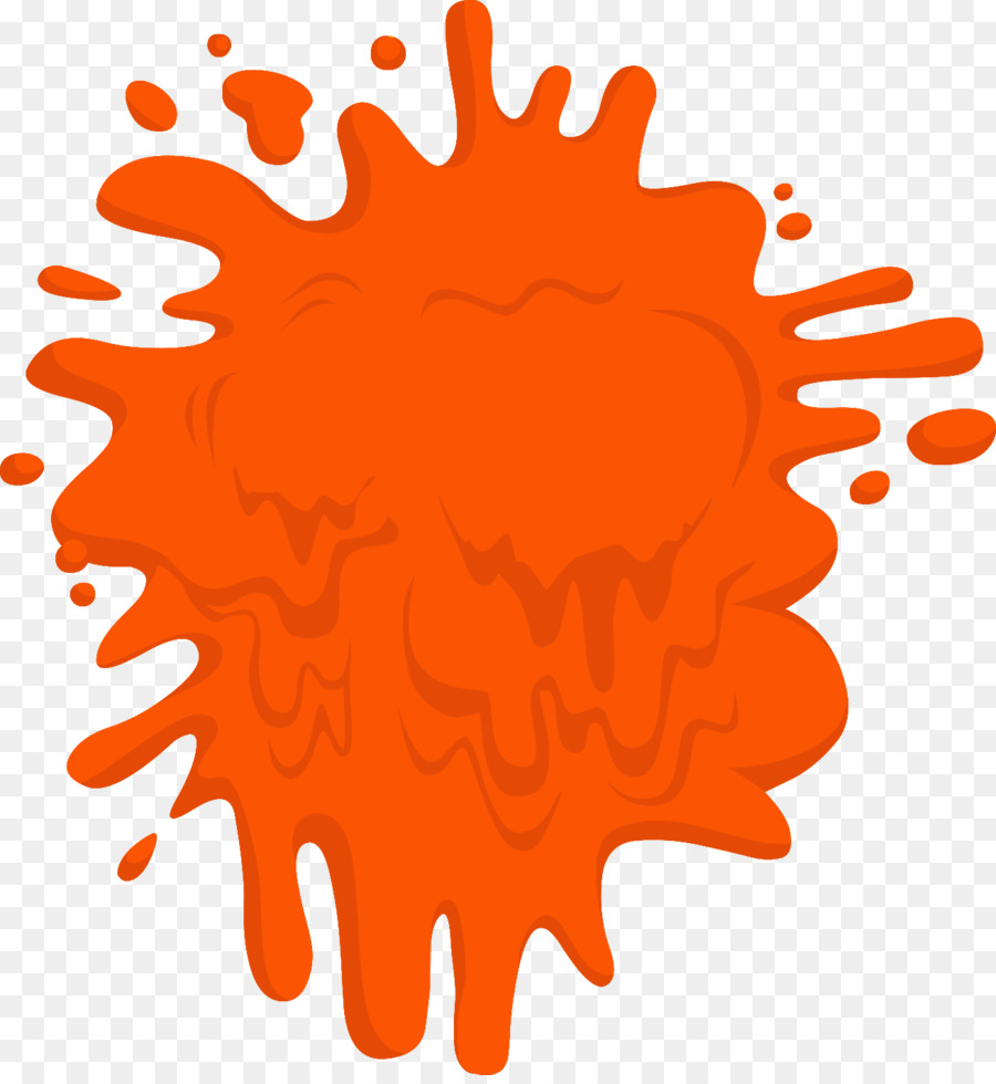 Orange Clip art - splat png download - 1308*1413 - Free Transparent Orange png Download.