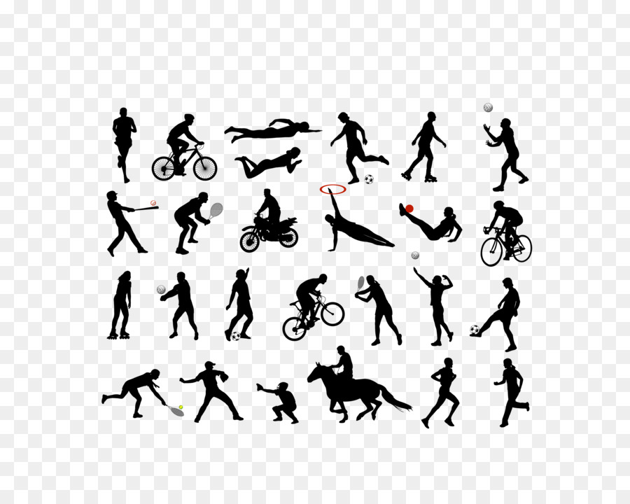 Sport Silhouette Illustration - Vector black travel people silhouette png download - 2796*2196 - Free Transparent Sport png Download.