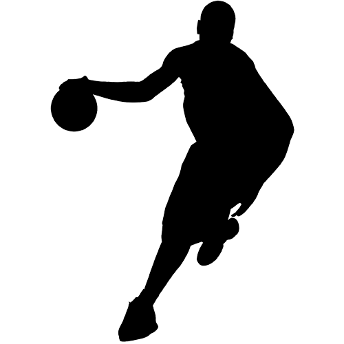 Wall decal Sticker Basketball Sports - basketball black png download ...