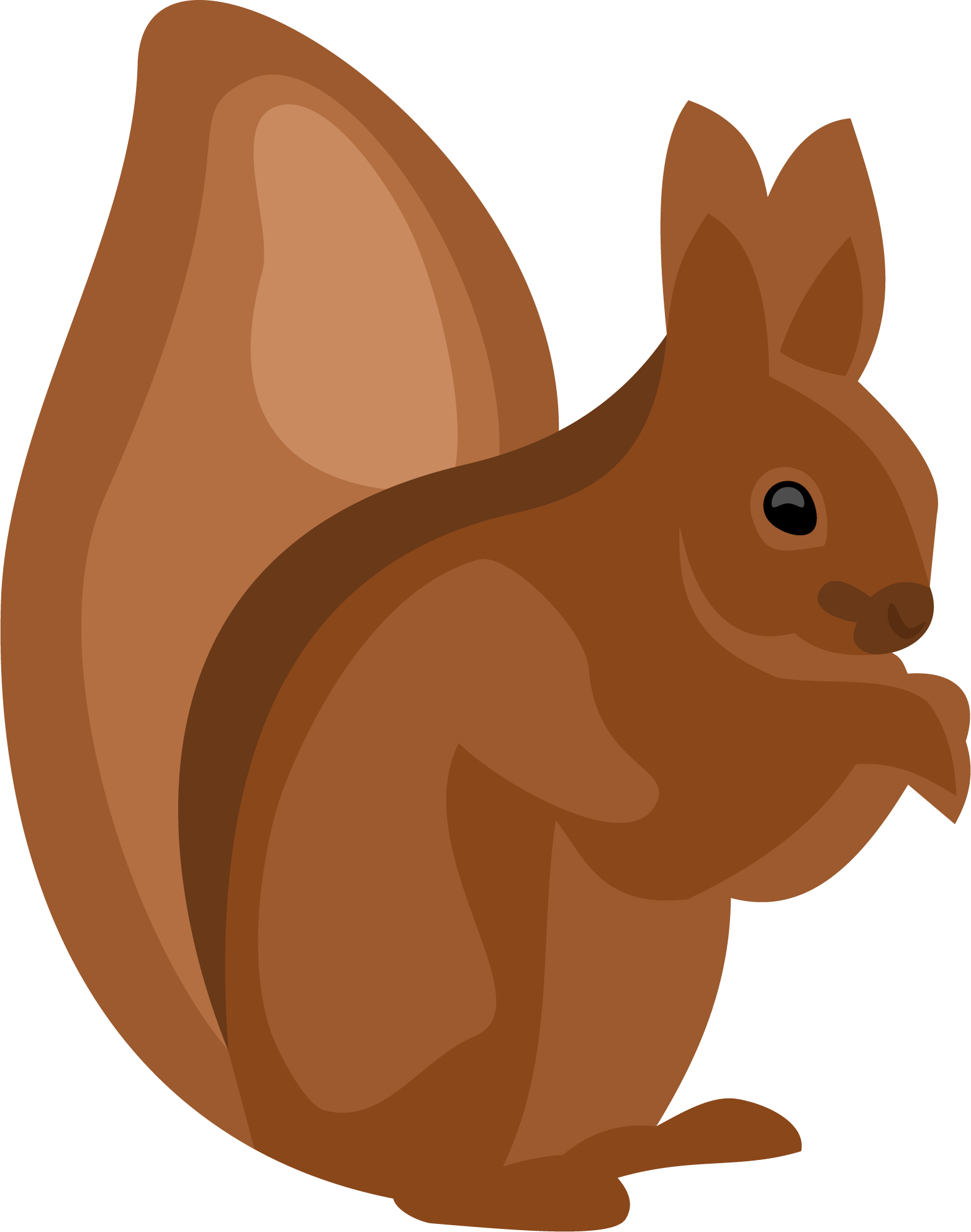 Squirrel Chipmunk Domestic rabbit Cartoon - Vector cartoon squirrel png ...