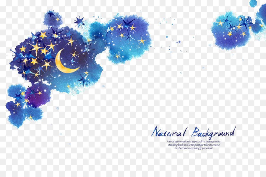 Star Moon Night sky - Starry background png download - 1000*664 - Free Transparent Star png Download.