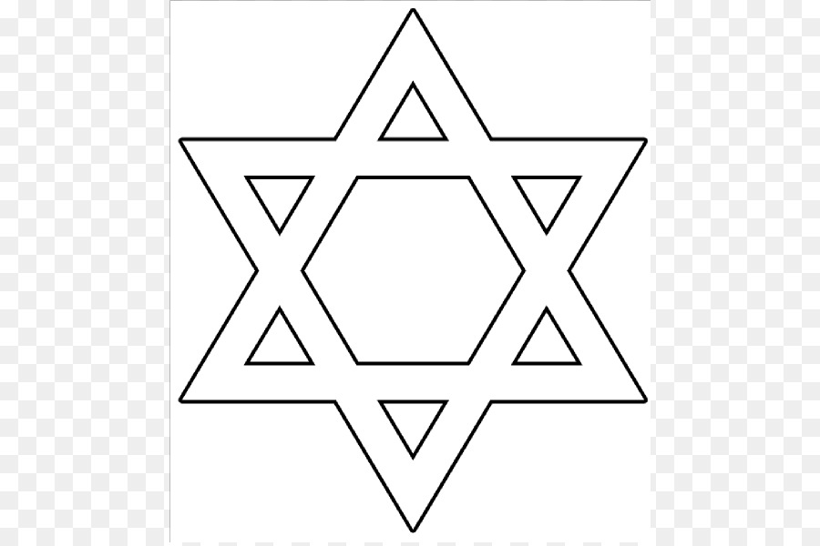 Star of David Judaism Symbol Clip art - Star Template Large png download - 528*596 - Free Transparent Star Of David png Download.