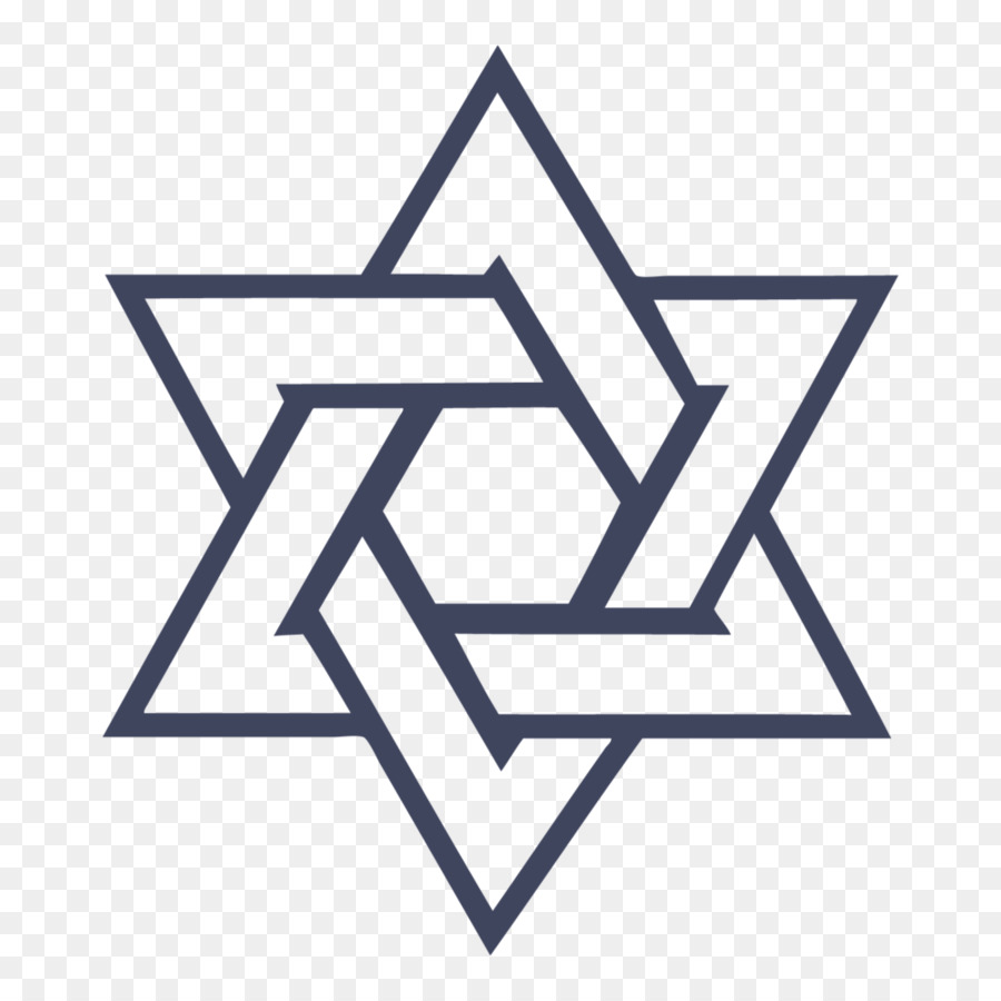 Star of David Judaism Jewish symbolism Jewish people - Judaism png download - 1000*1000 - Free Transparent Star Of David png Download.