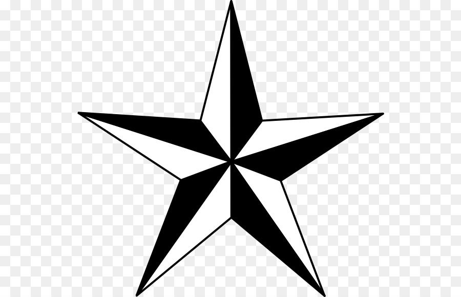 Nautical star T-shirt Tattoo Decal Clip art - Stars Outline png download - 600*580 - Free Transparent Nautical Star png Download.