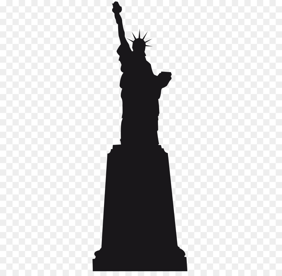 Statue of Liberty Silhouette Statue of Freedom - statue of liberty png ...