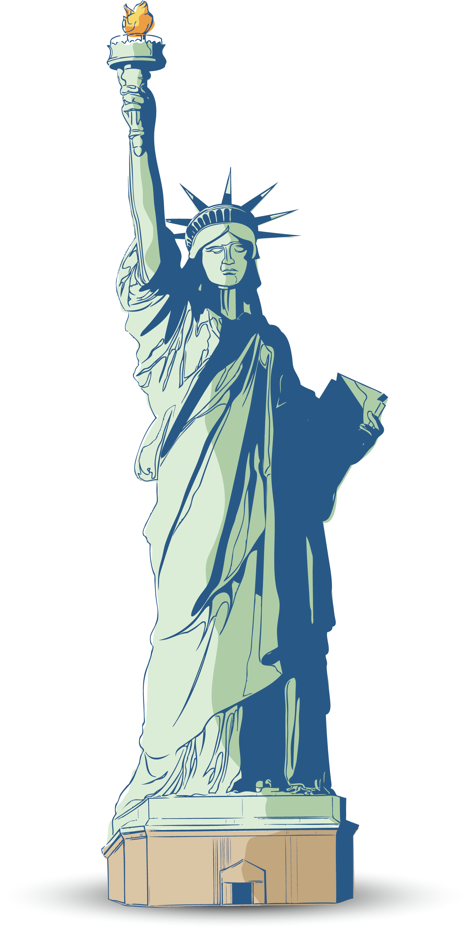 Estatua De La Libertad Estatua Da Liberdade Stencil P - vrogue.co