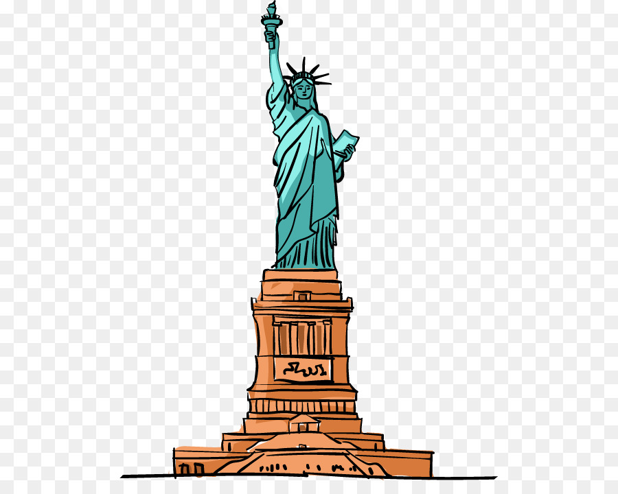 Statue of Liberty Cartoon Download - Cartoon Vector Statue of Liberty United States png download - 551*701 - Free Transparent Statue Of Liberty png Download.