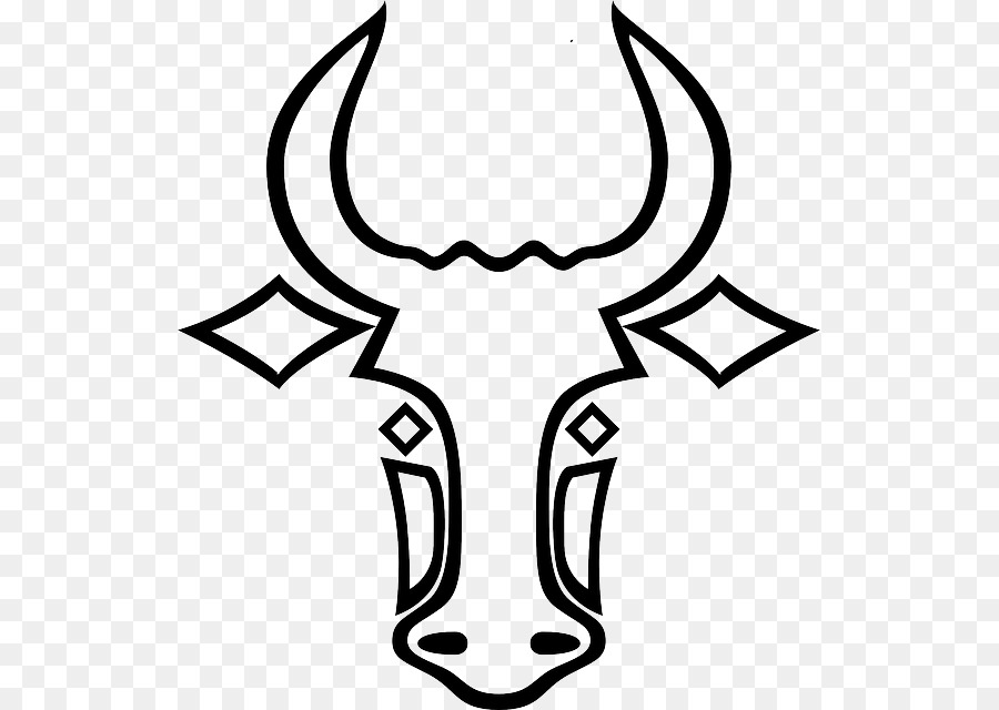 Cattle Bull Drawing Clip art - Animal Horn Cliparts png download - 579*640 - Free Transparent Cattle png Download.