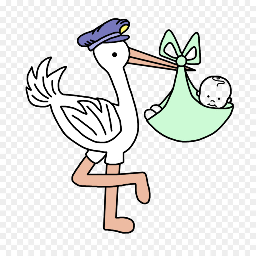 Baby announcement Infant Clip art Diaper Baby shower - transparent baby stork png download - 1000*1000 - Free Transparent Baby Announcement png Download.