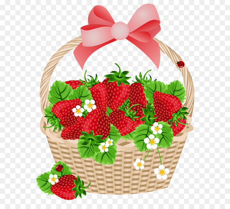 Strawberry Basket Fruit Clip art - Basket with Strawberries Transparent PNG Clipart png download - 4158*5138 - Free Transparent Strawberry png Download.