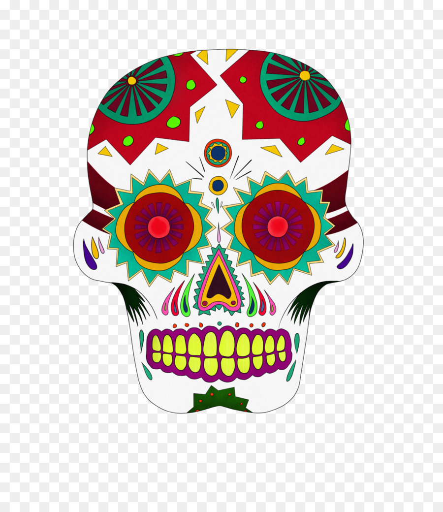 Calavera Mexican cuisine Skull Day of the Dead Clip art - sugar png download - 774*1032 - Free Transparent Calavera png Download.