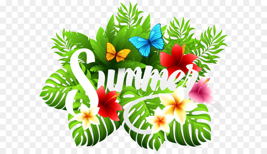 Summer Clip art - Summer Decorative Image PNG Clipart png download - 6068*4822 - Free Transparent Summer Vacation png Download.