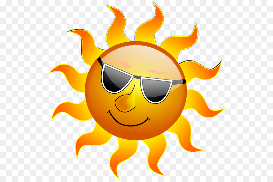 Weather forecasting Summer Heat wave Clip art - Summer Cliparts png download - 600*600 - Free Transparent Smiley png Download.