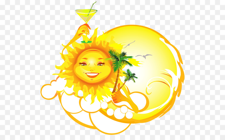 Summer Clip art - sun vector png download - 600*560 - Free Transparent Summer png Download.