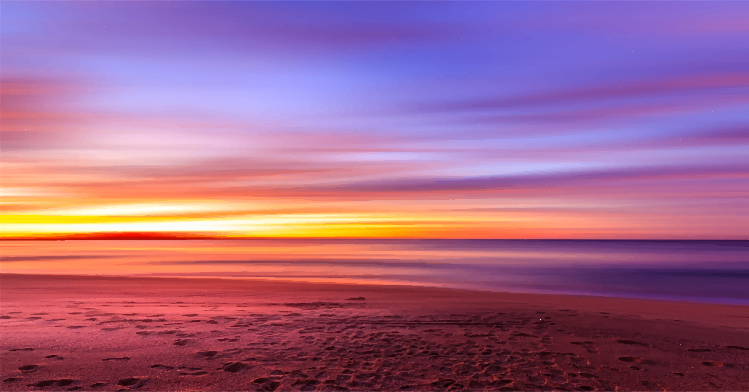 Coogee Beach Cannon Beach Shore Sunset - Writing Log Cliparts png ...