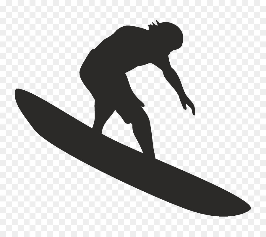 Silhouette Surfing Graphics Surfboard Illustration - Silhouette png download - 800*800 - Free Transparent Silhouette png Download.