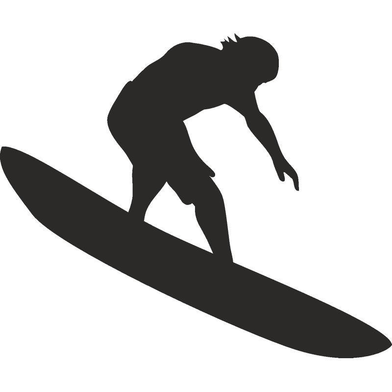 Silhouette Surfing Graphics Surfboard Illustration - Silhouette png ...