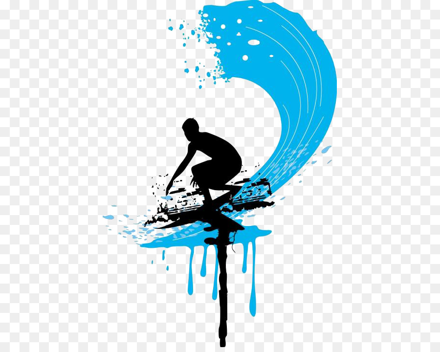 Surfing Cartoon Clip art - Surfing Silhouette Color png download - 479*710 - Free Transparent Surfing png Download.