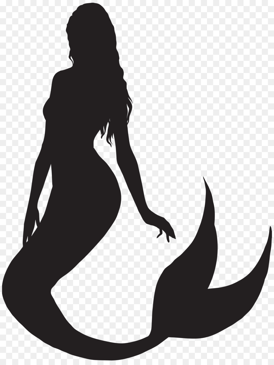 Ariel Mermaid Silhouette Clip art - mermaid tail png download - 6028*8000 - Free Transparent Ariel png Download.