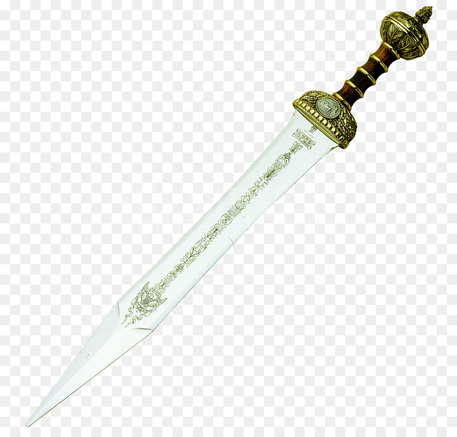 Knightly sword Ancient Rome Gladius Spatha - Gladiator Sword Transparent PNG png download - 846*846 - Free Transparent Sword png Download.