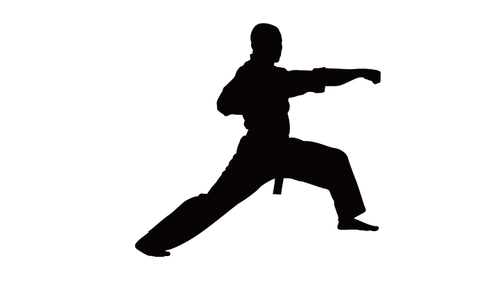 Martial arts Karate Silhouette Clip art - Taekwondo silhouette figures ...