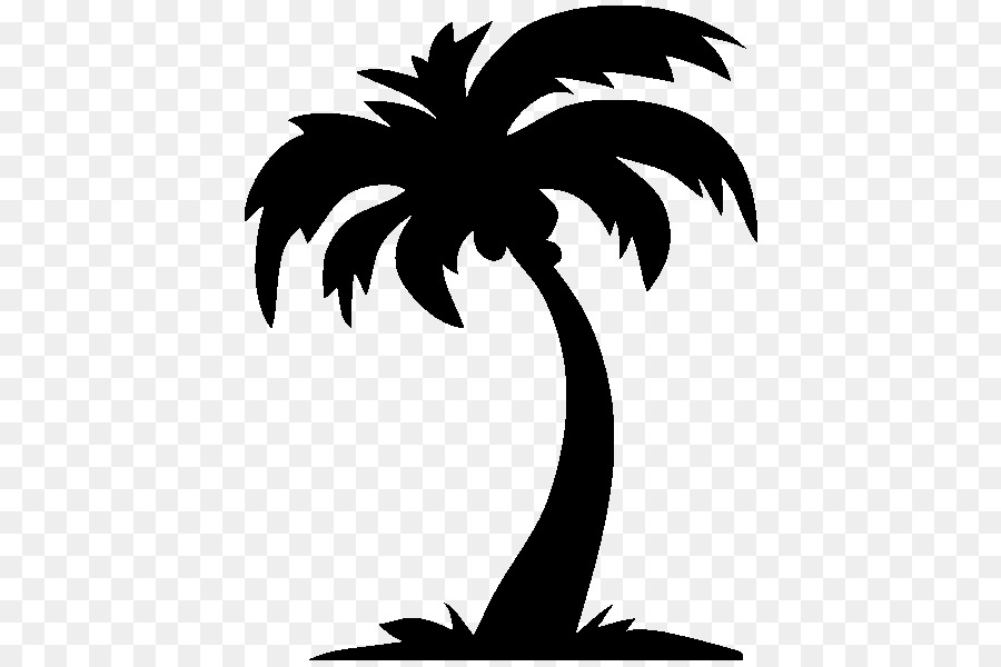 Arecaceae Silhouette Tree - Silhouette png download - 600*600 - Free Transparent Arecaceae png Download.