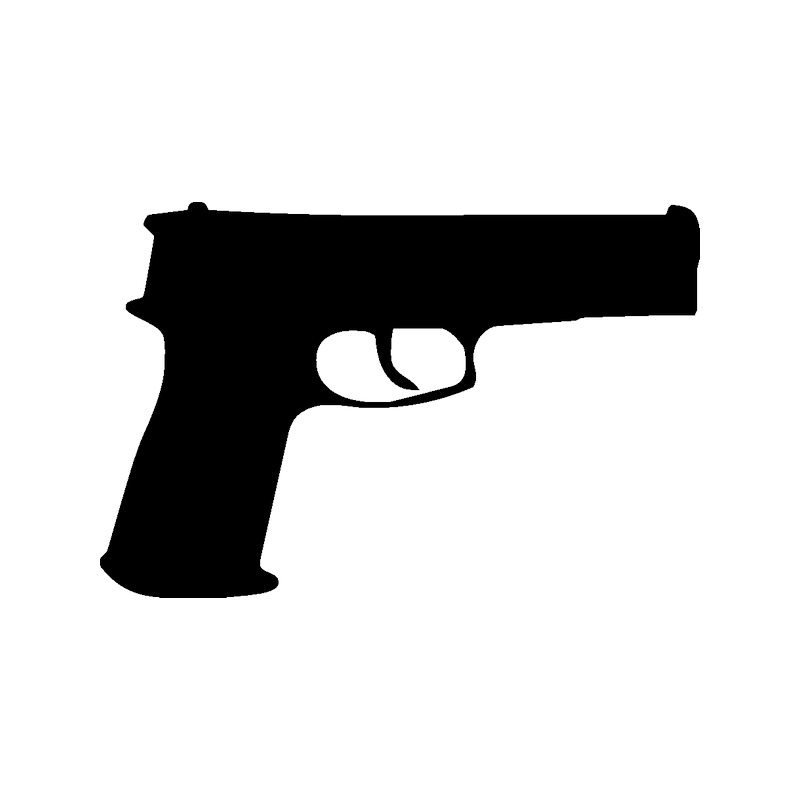 Firearm Handgun Pistol Tattoo Gun control - Handgun png download - 800* ...