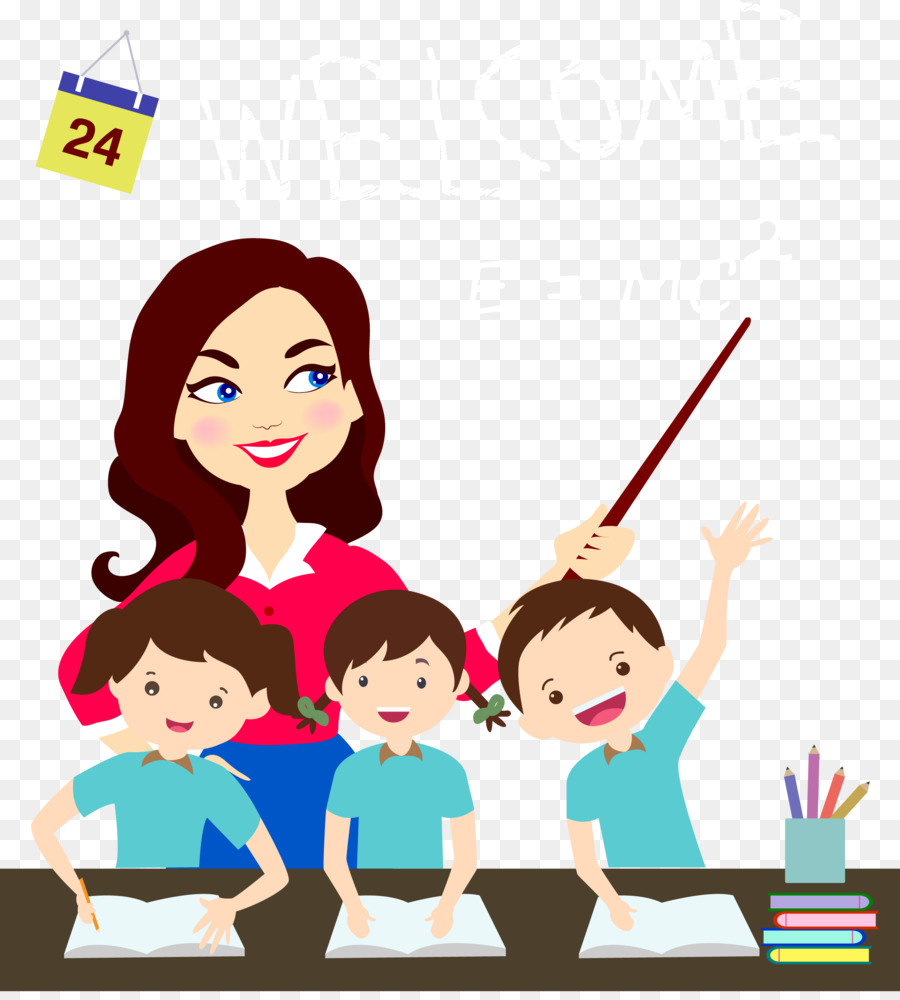 Cartoon Teacher Graphic design Icon - Teachers and students png download - 2479*2738 - Free Transparent  png Download.