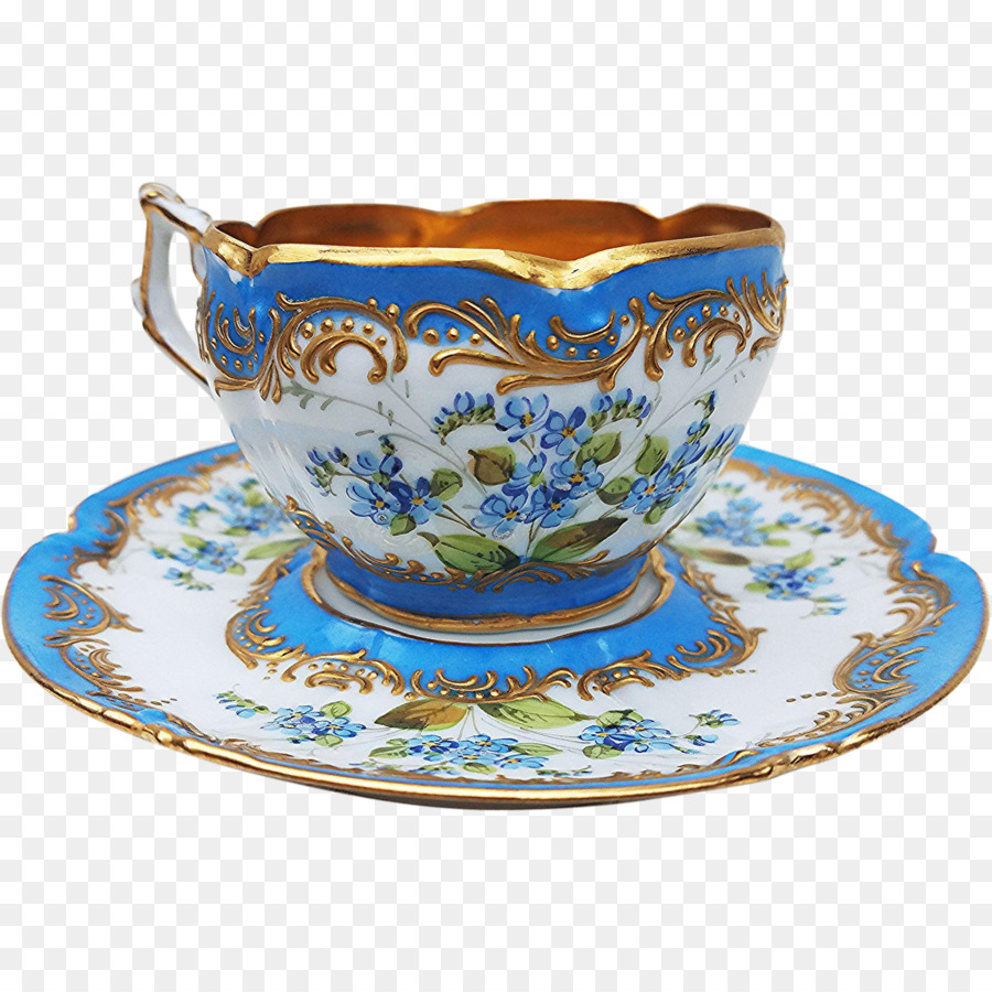 Saucer Teacup Coffee cup Porcelain - teacup flower png download - 1837*1837 - Free Transparent Saucer png Download.