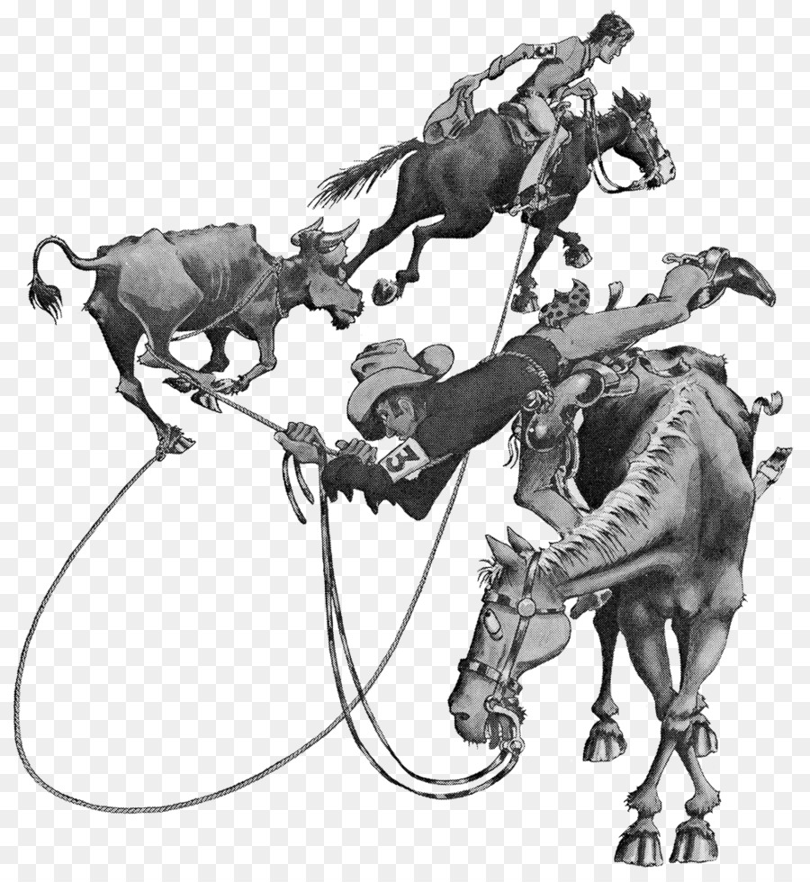 Horse Drawing Cattle /m/02csf Team roping - horse png download - 1000*1081 - Free Transparent Horse png Download.