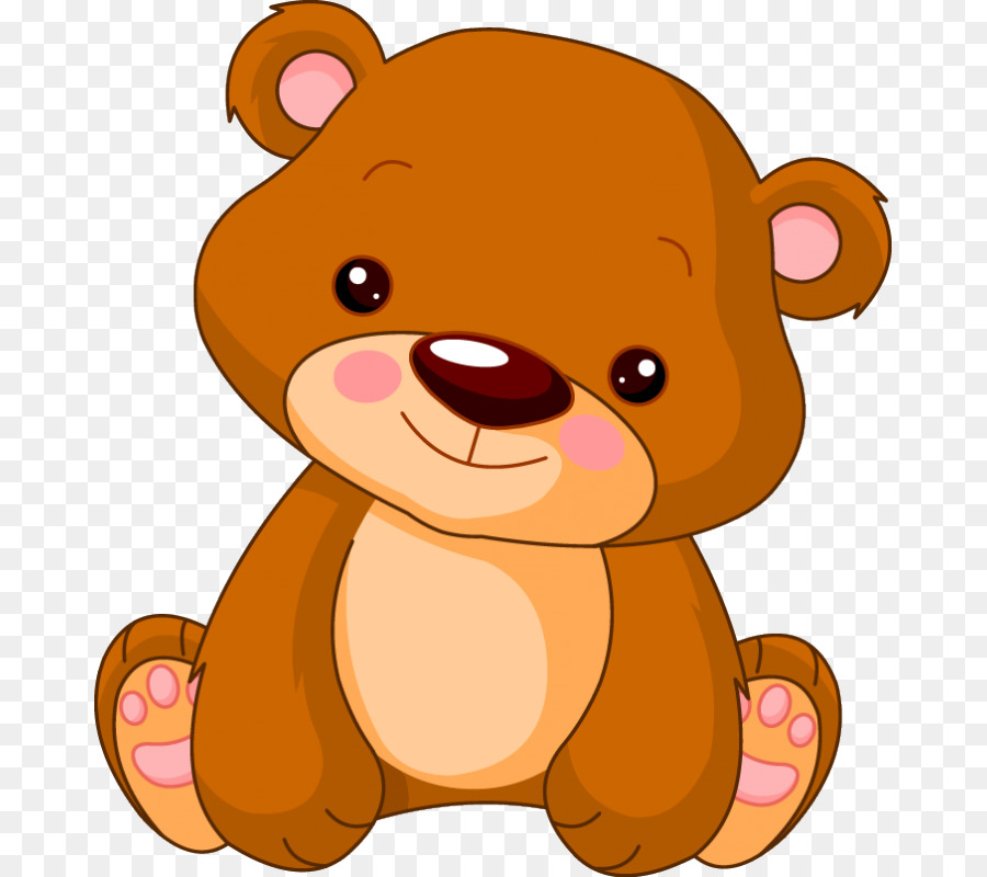 Brown bear Clip art - playmate png download - 800*800 - Free Transparent  png Download.