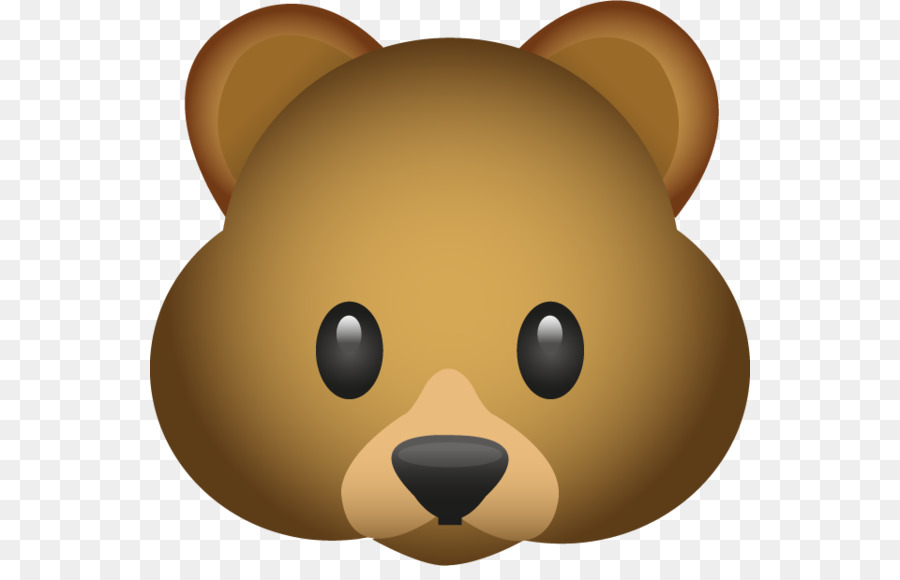 Bear Emoji Emoticon Clip art - emoji png download - 600*566 - Free Transparent  png Download.