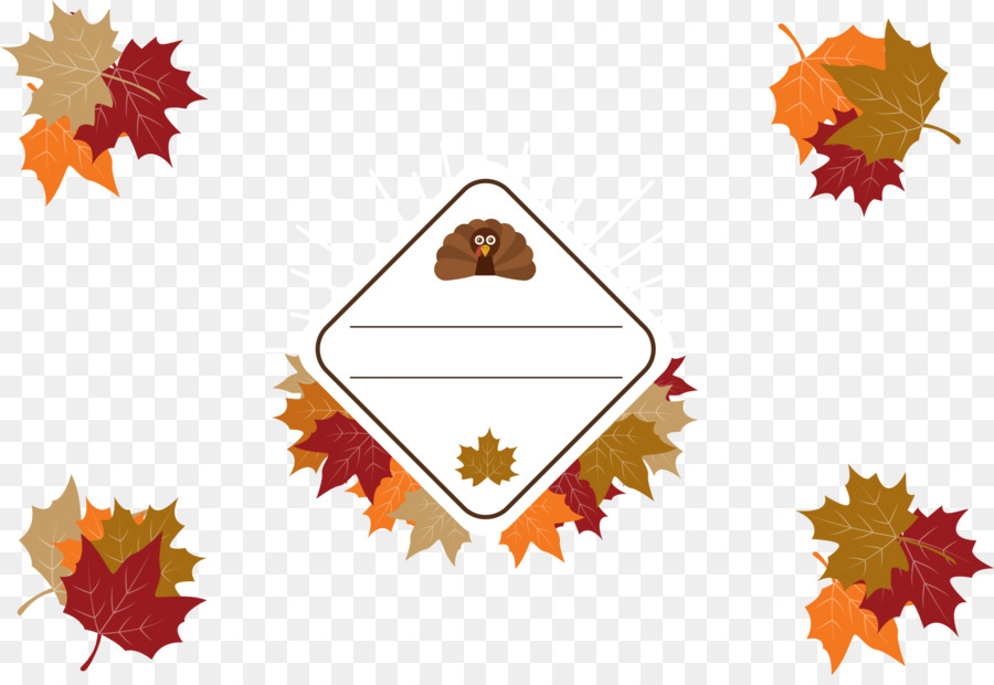 Thanksgiving Maple leaf Clip art - Thanksgiving Leaves Border png download - 1849*1255 - Free Transparent Thanksgiving png Download.