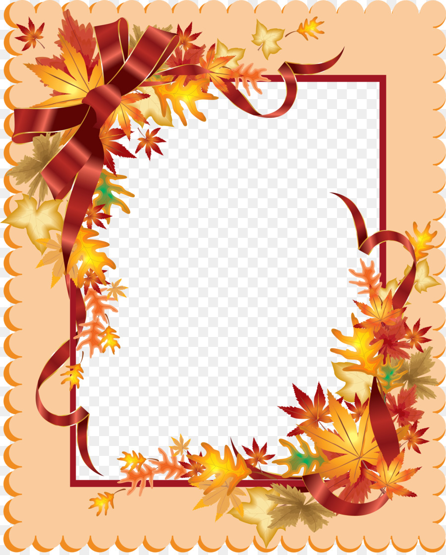 Thanksgiving Document Clip art - leaf frame png download - 6005*7437 - Free Transparent Thanksgiving png Download.