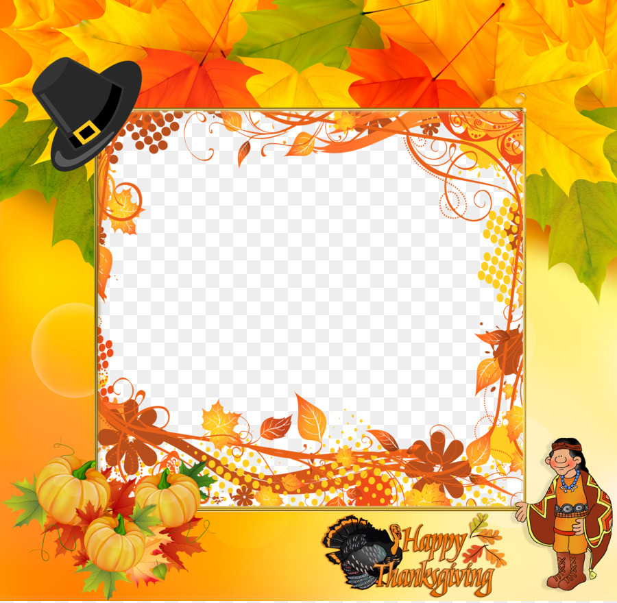 Picture Frames Thanksgiving Borders and Frames Scrapbooking Clip art - Thanks Giving png download - 2500*2436 - Free Transparent Picture Frames png Download.