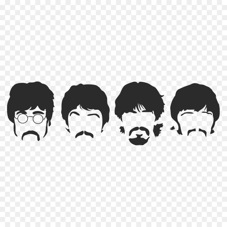 The Beatles Abbey Road Image Silhouette Help! - Silhouette png download - 960*960 - Free Transparent  png Download.