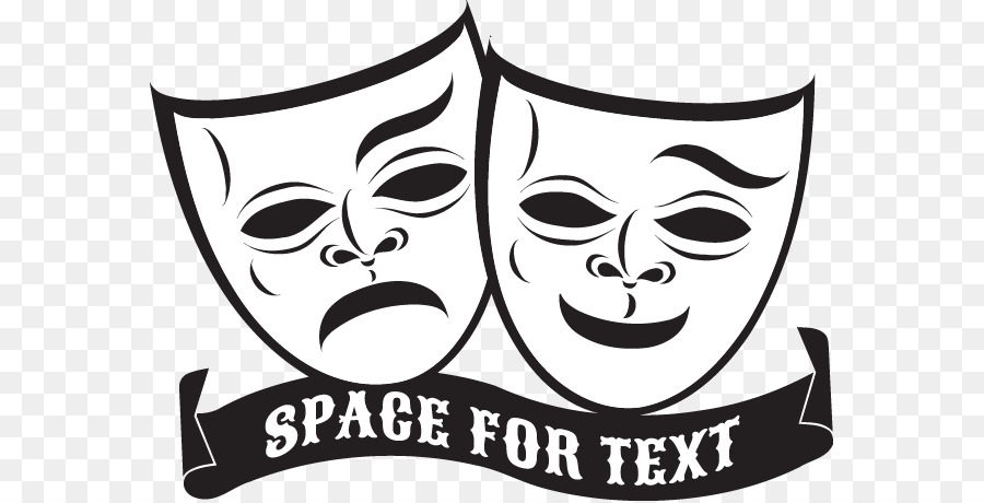 Mask Theatre Euclidean vector Tragedy - Vector Illustration comedy and tragedy theater masks png download - 625*458 - Free Transparent Mask png Download.