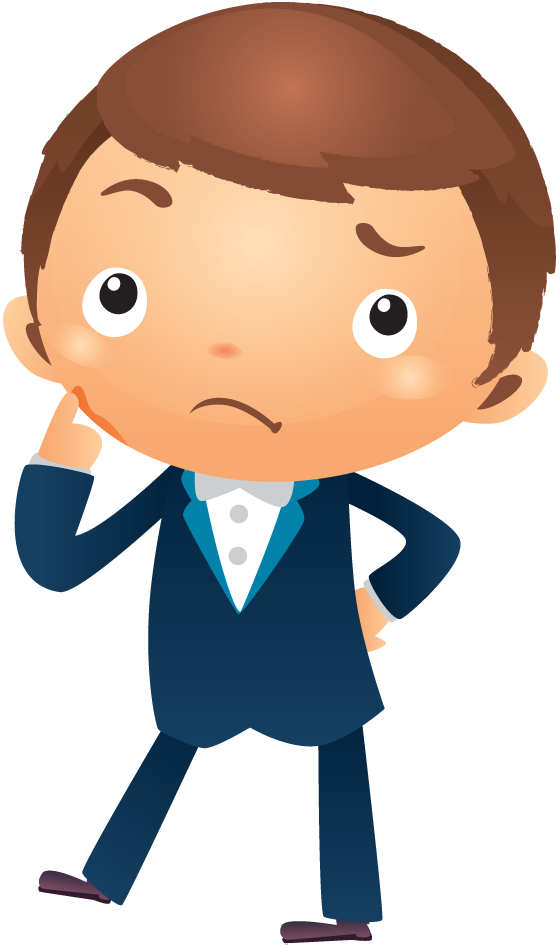 Cartoon Businessperson Royalty Free Clip Art Thinking Man Png Download 560 950 Free
