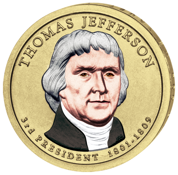 Presidency of Thomas Jefferson Symbol Coin - symbol png download - 600* ...