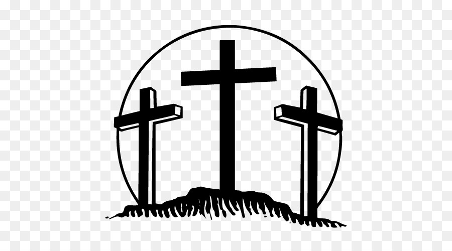 The Three Crosses Bumper sticker Decal Car - Crucifixion png download - 500*500 - Free Transparent Three Crosses png Download.