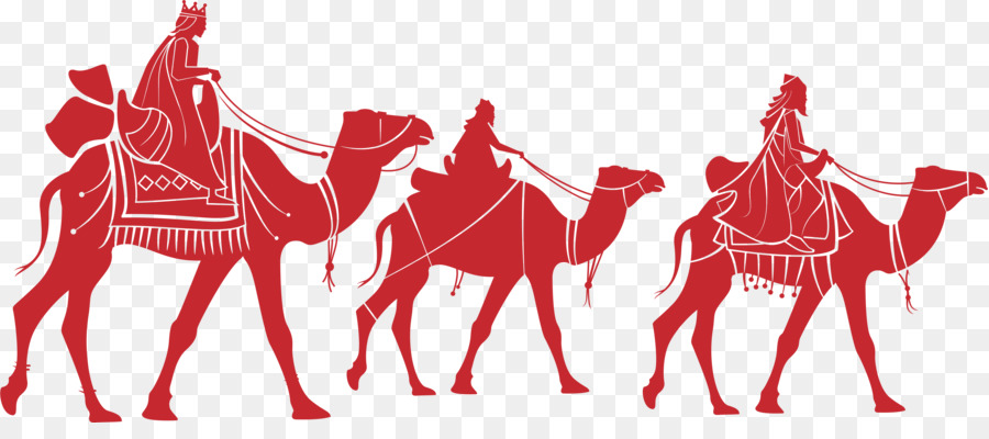 Epiphany Rosca de reyes Euclidean vector - camel png download - 3357*1437 - Free Transparent Biblical Magi png Download.