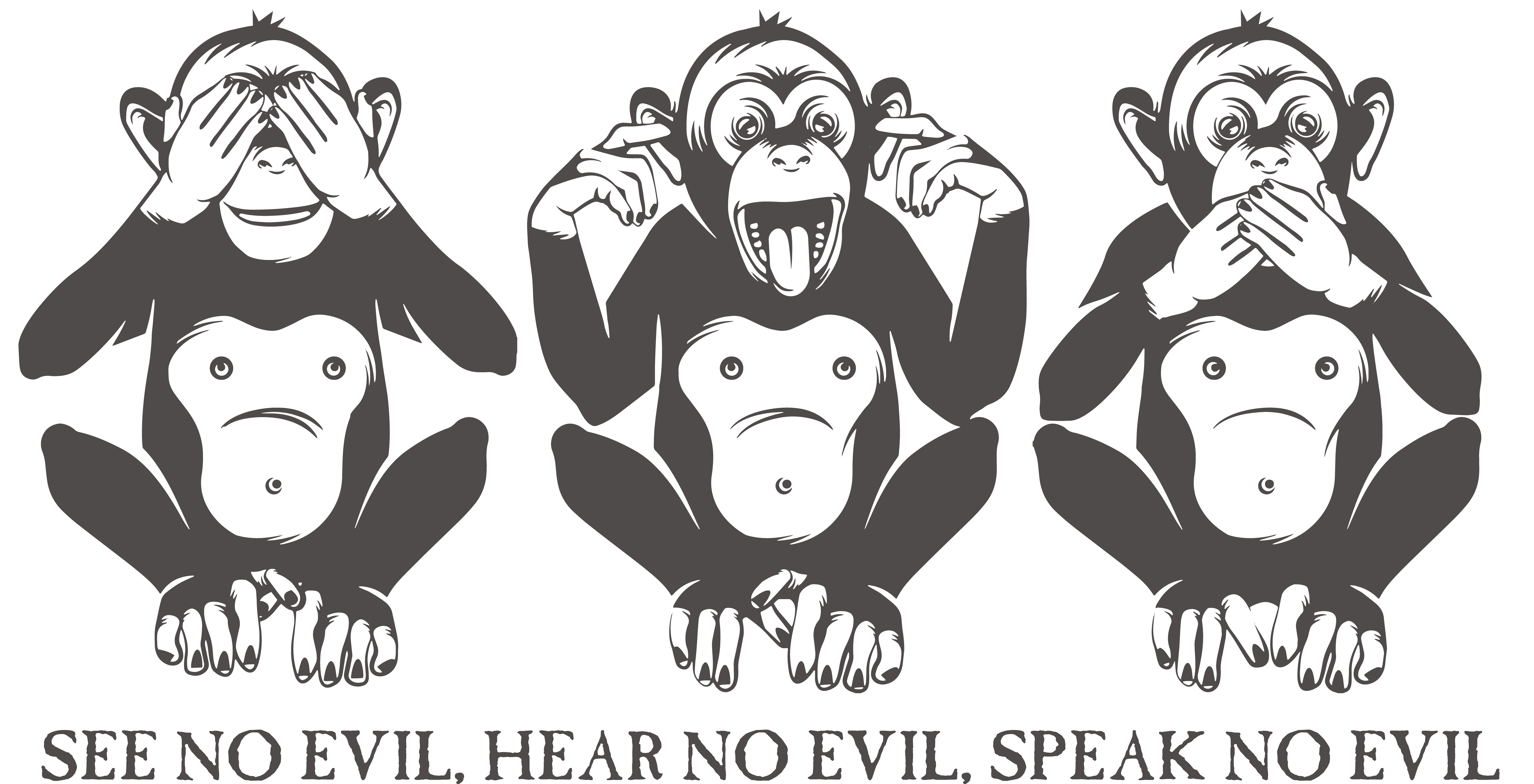 Three Wise Monkeys Royalty Free Wise Man Png Download - vrogue.co