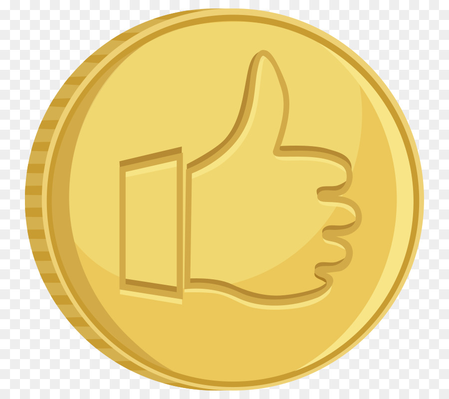 Gold coin Euro coins Clip art - Thumbs Up Smiley Gif png download - 800*800 - Free Transparent Coin png Download.