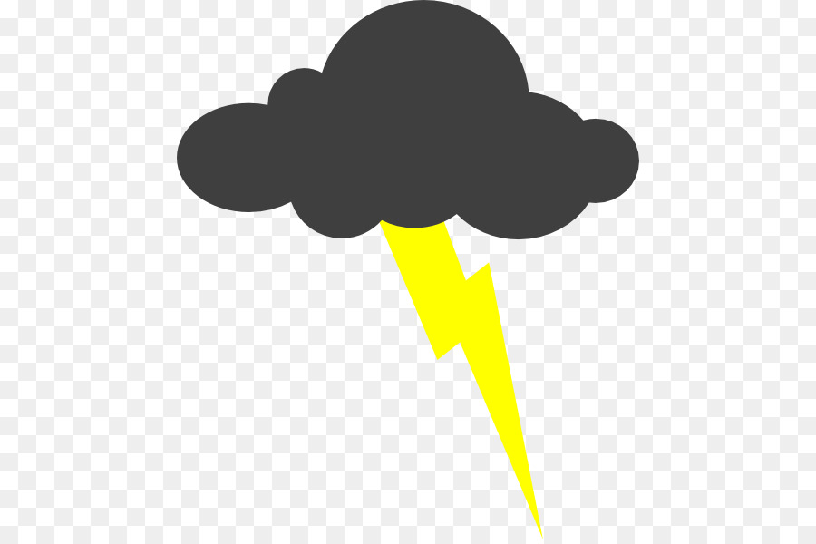 Thunderstorm Lightning Clip art - Thunder Cliparts png download - 510*595 - Free Transparent Thunderstorm png Download.