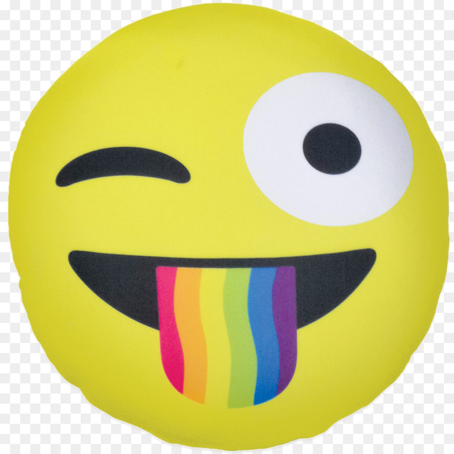 Emoji Smile Pillow Emoticon Sticker - tongue png download - 1200*1200 - Free Transparent Emoji png Download.