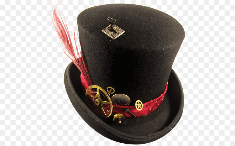 Top hat Steampunk Formal wear Mad Hatter - Steampunk Hat png download - 555*555 - Free Transparent Hat png Download.