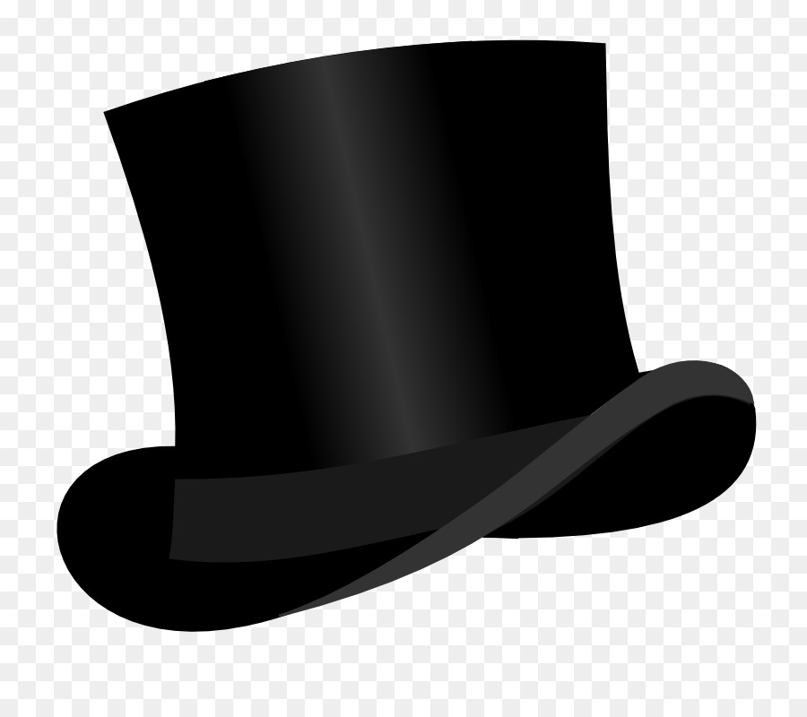 Hat White Black Font - Top Hat Cliparts png download - 800*800 - Free Transparent Hat png Download.
