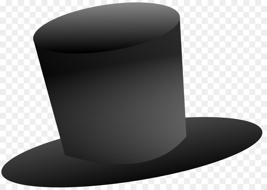 Hat White Black - Top Hat Cliparts png download - 900*639 - Free Transparent  png Download.